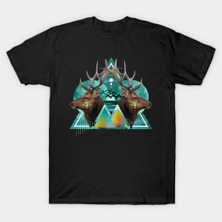 Geometric Deer T-Shirt